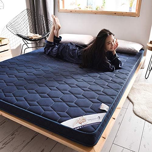 Portable Folding Tatami Floor Mat,Mattress Topper Queen-King Traditional Japanese Futon Washable Hypoallergenic All Season Dorm-l 90x190cm(35x75inch)