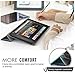 MoKo Case for All-New Amazon Fire HD 8 Tablet (7th Generation, 2017 Release Only)-Lightweight Slim Shell Stand Cover with Translucent Frosted Back for Fire HD 8, Starry Night (with Auto Wake/Sleep)