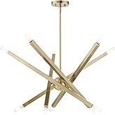 Livex Lighting 46986-01 Monaco Collection 10 Light Chandelier, Brass