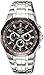 Men's Stainless Steel Edifice Brown Dial Tachymeter