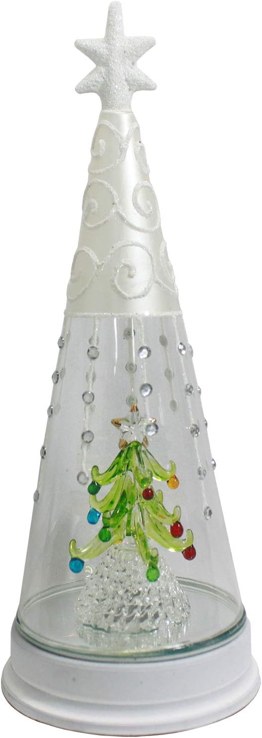Glass dome tree (A-2) White 14521