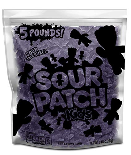 SOUR PATCH KIDS Purple Grape Soft & Chewy Candy, 5