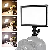 NanGuang Luxpad22 3200K-5600K Dimmable LED Video Light, Bright Super Slim Design with ¼” Mount for Youtube videos, Close-up,Portrait,Children,Wedding Photography,Outdoor Shooting and Video Shooting
