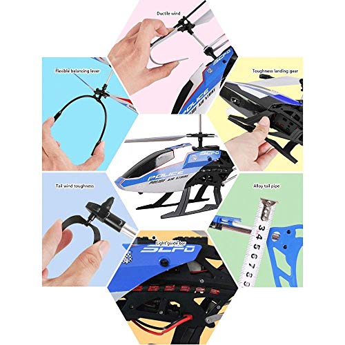 WEHOLY Spielzeugmodell Elektrisches Spielzeug Flugzeug Aufladen Fernbedienung Hubschrauber Kinderwiderstandslegierung… – Bild 5