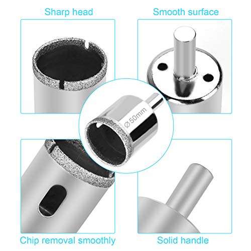 15 Pcs Diamond Drill Bits for Ceramic, Diamond Hole Saw Drill Bit photo 9