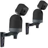 2-Pack Wall Mount Compatible for Blink Mini Pan-Tilt Mount for Ceiling Black Mounting Kit 180 Degree Adjustable