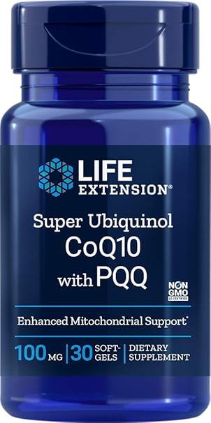 Amazon Com Life Extension Super Ubiquinol Coq10 With Pqq 30 Softgels Packaging May Vary Health Personal Care