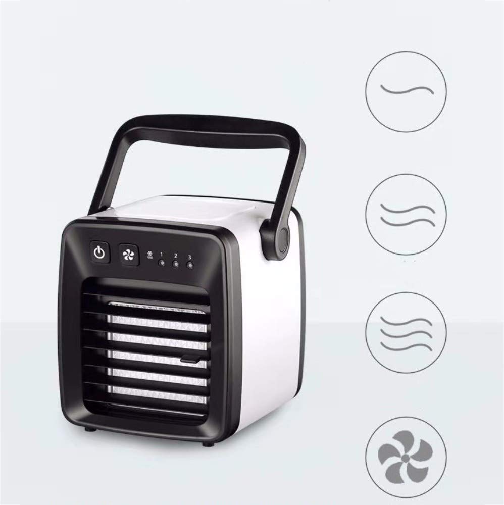 WBXZAL-Ventiladores Mini Aire Acondicionado Ventilador Nevera ...