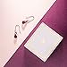 LADY COLOUR Amethyst Drop Dangle Pierced Earrings Crystals Silver Tone Fashion Jewelry for Women Birthday Anniversary for Mom Wife Girlfriend Daughter Sister Best Friend