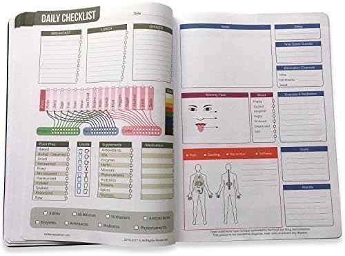 Radiance Planner Personal Diet Journal and Habits Calendar Tracker 2017 (Hardcover, 8 by 10 Inches)