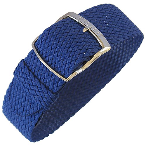 Eulit Panama 20mm Royal Blue Perlon Watch Strap