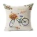 Fall Bicycle Throw Pillow Case Cushion Cover Decorative 18