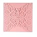 Anself 20Pcs Lace Wedding Party Invitation Card for Bridal Shower Birthday, Square