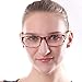 Reading Glasses 8.0 Bamboo Comfortable Fit Reader for Women Men High Magnification Light Tortoise Anti Glare Anti Eye Strain