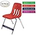 Bouncy Kids fidget chair bands (4 pack: green, blue, red, purple) for ADHD ADD Autism and Sensory Needs - Good for hyper active kids who are fidgety
