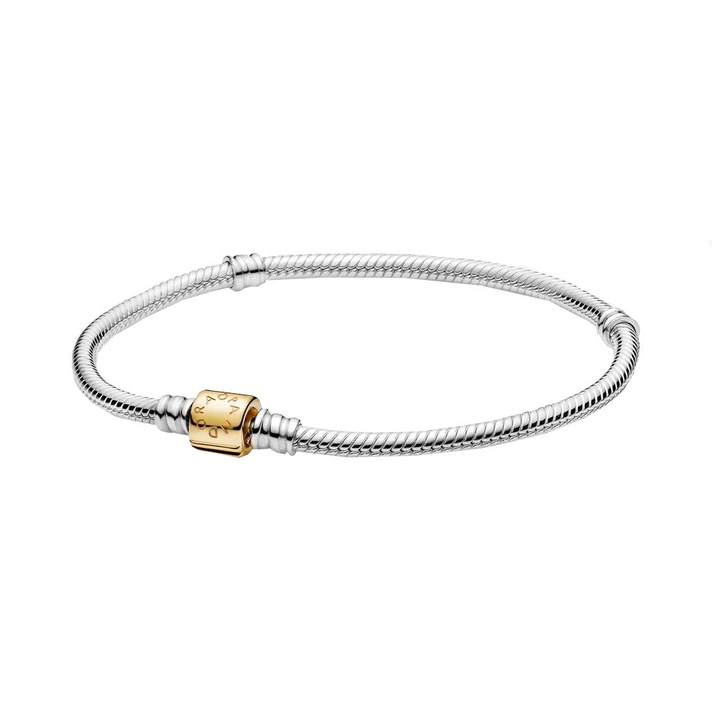 Pandora Ladies Sterling silver Other form Not a gem Snake charm bracelet - 599347C00-17