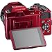 Nikon Coolpix B500 Wi-Fi Digital Camera (Red) with 64GB Card + Case + Flash + Batteries & Charger + Tripod + Strap + Kit