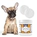 Petpost | Dog Ear Cleaner Wipes - Ultra Soft Cotton Pads in Coconut Oil Aloe Solution - Dog Ear Rinse & Cleanser 100 ct.