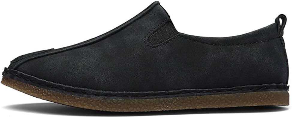 Amazon ハンフウ メンズスリッポン 通勤靴 スリッポン 本革 吸湿 耐久 コスパ高い 男性 レジャー ドライビング ビジネスシューズ