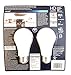 GE 10.5 W Reveal LED HD Light Bulbs (2-Pack), 60w Replacement, Dimmable, Radiant White Clarity, Energy Efficient