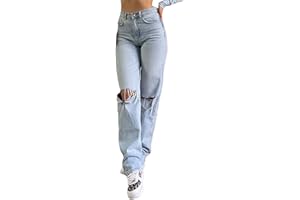 YUTANRAL Womens Jeans/Sweatpants 2024 Lounge Baggy Wide Leg Pants Fashion High Waisted Joggers Y2k Clothes
