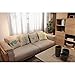 HIPPIH 4 Packs Square Pillowcases - 18 X 18 Inch Decorative Throw Pillow Cover