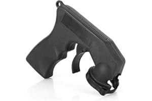 Spray Gun Accessories, Paint Spray Gun Handle Grip with Full Grip Trigger Locking Collar Adapter for Most Aerosol Pressure Ca