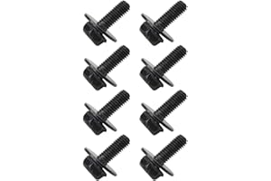 FYAKSYAS 8pcs 12mm Top Front Skid Plate Bolts And gasket Compatible for 2000-2019 Toyota Tundra