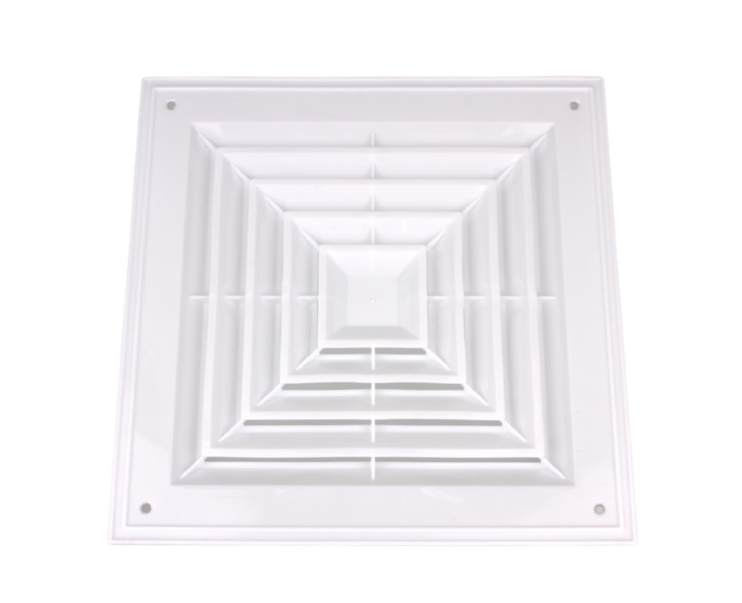 Photo 1 of Return Air Flow Reinforced Plastic Fan Grille, Indoor and Outdoor Sidewall Square Return Grille Vent Cover 11.8"x11.8" (30Wx30L(cm)) -White