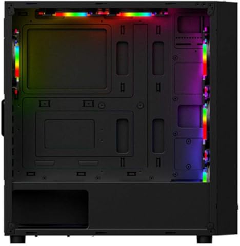 HZHI Pc Case Case Pc Bastidor Principal De La Computadora, Chasis De Escritorio, Chasis De Vidrio Ensamblado Refrigerado por Agua Transparente Lateral