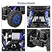 Cradream RC Car Off Road Remote Control Truck Monster Vehicle 4WD 1: 18 Scale Remote Control Car High Speed 2.4Ghz Radio Controlled Climbing Racing Crawler Toys for Boys Kids Adults Gifts Blue