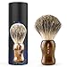 Updated 2020 Version Pure Badger Shaving Brush, Engineered for The Best Shave of Your Life. Travel Shaving brushes for men for Safety Razor, Double Edge Razor, Straight Razor or mens Shaving