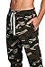 PROGO USA Men's Joggers Sweatpants Basic Fleece Marled Jogger Pant Elastic Waist (X-Large, Camouflage)