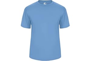 Badger Sport C2 Columbia Light Blue Youth XL Short Sleeve Wicking Tee