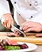 Chef Knife | Premium High Carbon Steel | Razor Sharp Kitchen Knife with Unique Ergonomic Handle | 8 Inch Professional Chef's Knife | Best Kitchen Gift for Cooking Lovers and Chefs
