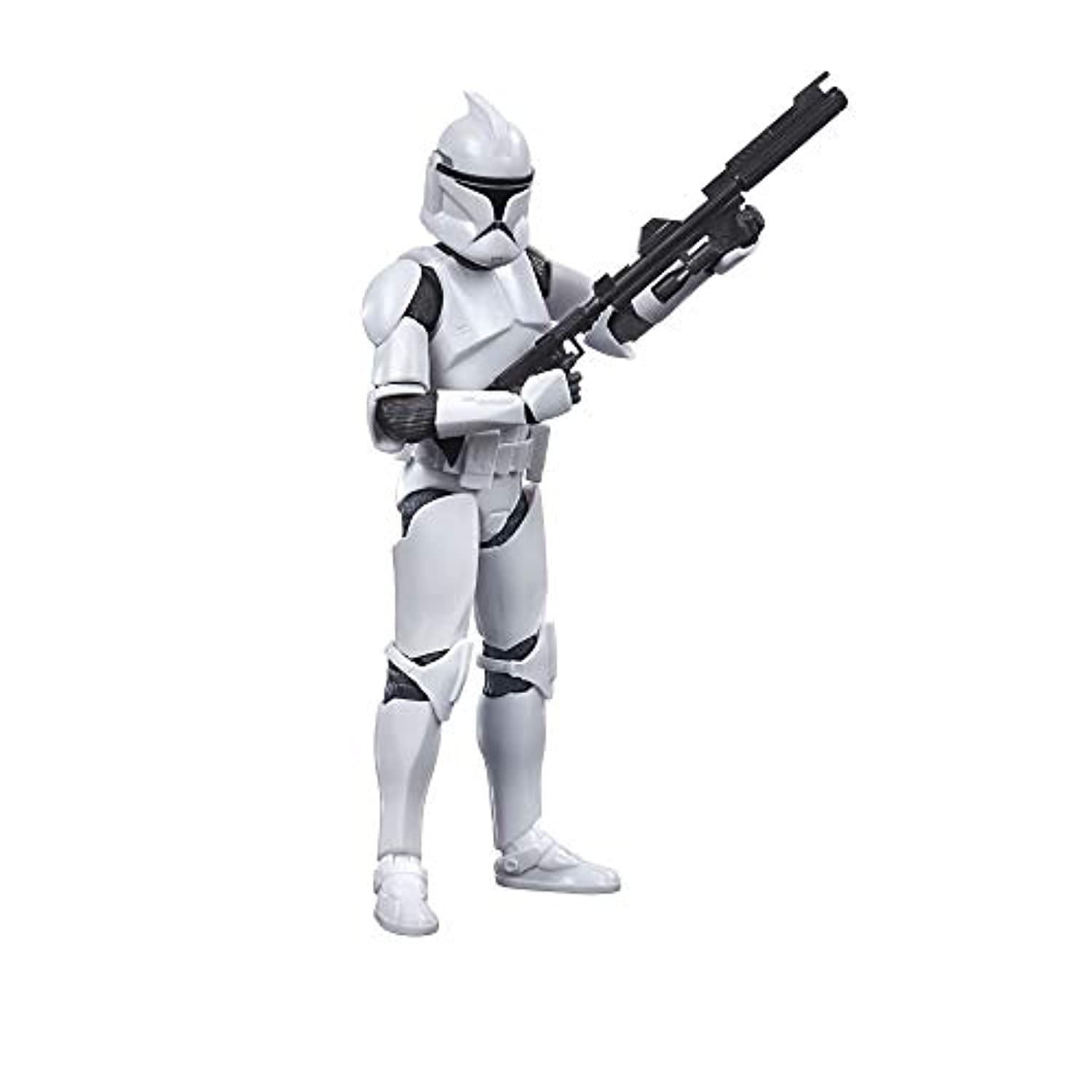 Star Wars The Black Series Phase I Clone Trooper Toy 6-Inch Scale The Clone Wars Collectible Action Figure, Kids Ages 4 and Up