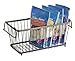 mDesign Household Stackable Metal Wire Storage Organizer Bin Basket with Built-in Handles for Kitchen Cabinets, Pantry, Closets, Bedrooms, Bathrooms - 12.5