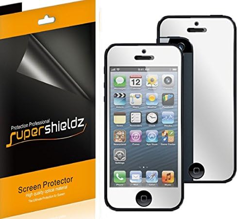 [3-Pack] Supershieldz- Mirror Screen Protector For Apple iPhone 5S / 5C / 5 with Lifetime Replacement Warranty [3 Pack] - Retail Packaging