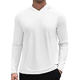 3rd hill Mens UPF 50+ Sun Hoodie UV Protection Long Sleeve Swimming Rash Guard SPF Quick Dry Fishing Shirt for Outdoor Sports