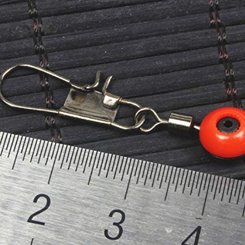 BKAUK 50 Stück/Batch Angelpose Float Float Parkplatz Bohnen Angelzubehör Kunststoff Metallbeschläge C – Bild 5