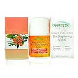 20% Vitamin C Skin Brightening Scrub, Exfoliator & Cleanser with Niacinamide (Vitamin B3), 5% Alpha Arbutin, Licorice, CoQ10, Astaxanthin – For Dull Skin, Wrinkles, Dark Spots – Phytosil 1.7 OZ