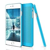 iPhone 6 Plus Case, LoHi Slim Ultimate Vibrant Trendy Charm Cover Protective Anti-scratch Mesh Flexible Anti-fingerprints Back Cases for Apple iPhone 6/6S Plus 5.5 Inch (Blue)