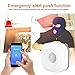 Sonew Pir Motion Sensor,Infrared Motion Detector with All-Round, Blindspot- Coverage for Indoor or Outdoor Use
