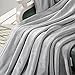 Fleece Blankets for The Bed Extra Soft Brush Fabric Super Warm Sofa Blanket (Throw-50X61inch,Grey)