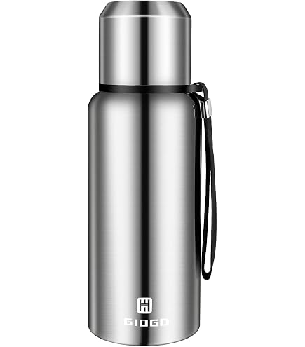 Amazon.com: Thermosflask (141oz) 4L- Stainless Steel Vacuum Insulated Water  Bottle with Handle & Strap, BPA-Free - Keeps Hot/Cold 24/48hrs, Leakproof,  Wide Mouth for Travel, Camping, Office, Gym (Primary Color): Home & Kitchen