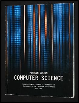 Pearson Custom Computer Science - Introduction to Computer Programming ...
