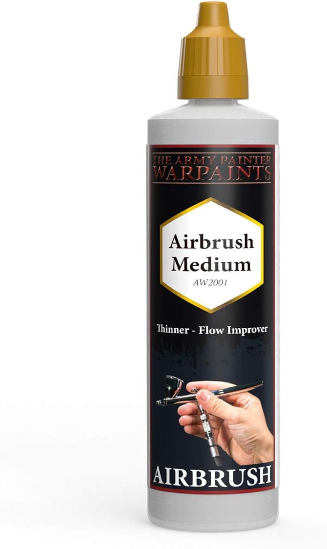 The Army Painter Airbrush Medium, 100ml Dropper Bottle Acrylic Paint Medium, Airbrush Thinner, Flow Improver