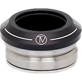 The Vault Pro Scooters Velocity II Headset - Aluminum Dust Cover, Smooth Spinning Lightweight Scooter Headset, 11/8" Bearing Size, Modern TV Logo Design