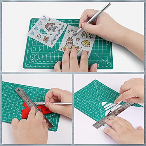 DIYSELF 55 Pack Hobby Knife Kit with Extra 50 Exacto Blades, Sharp