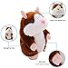 Talking Pet Hamster Electronic Animal Plush Toy - Mimics and Repeats After Words & Sounds - Special Gift for Kids Ages 4 - 100, Boys and Girls, Birthdays, Christmas by Neverland(Brown)